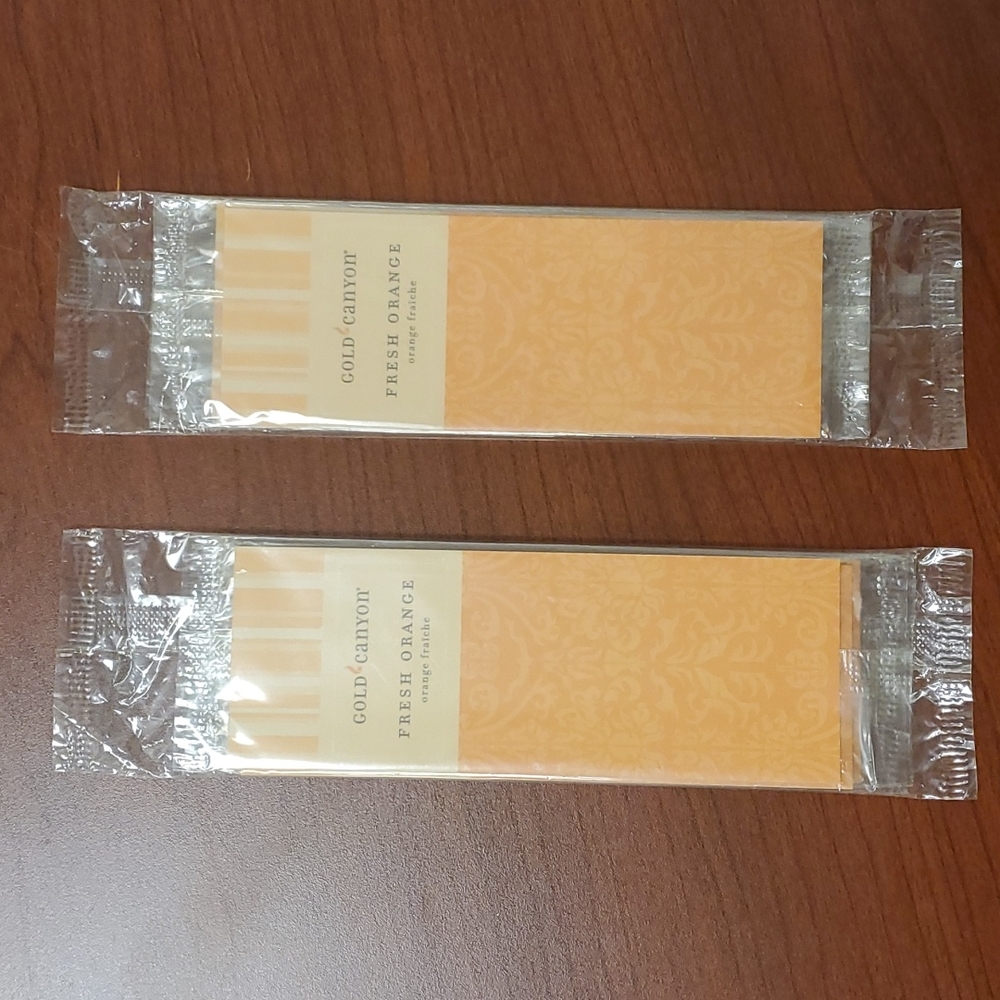 FRESH ORANGE scented bookmark,‎ set of 3 from Gold Canyon